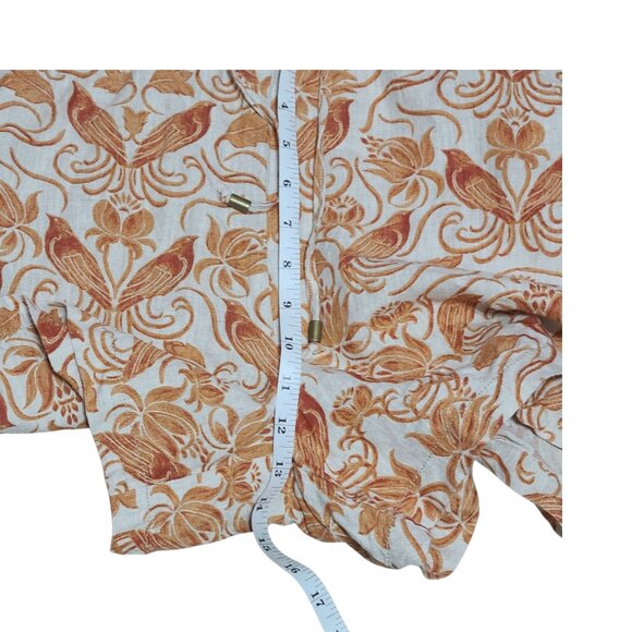 Anthropologie Jolene Bird 100% Linen Shorts Size Large - Picture 11 of 16